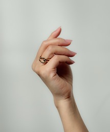 CALIFORNIA OUTFITTERS（カリフォルニア アウトフィッターズ）の「3-1C13 ダブルラインリング　【LULKA-ルールカ-】（リング・メンズ）」
