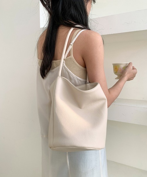 Miniministore(ミニミニストア)の「バケットバッグ レディース 縦型(ハンドバッグ・レディース・ブラック/ライトブルー/アイボリー・FREE)」の15枚目の写真