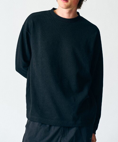 417 EDIFICE（フォーワンセブンエディフィス）の「ロールネックニット クルーネック（ニット/セーター・メンズ・ホワイト/ライトグレー/ブラック/イエロー/オレンジ/グリーン/ブルー系その他・MEDIUM/LARGE）」の2枚目の写真