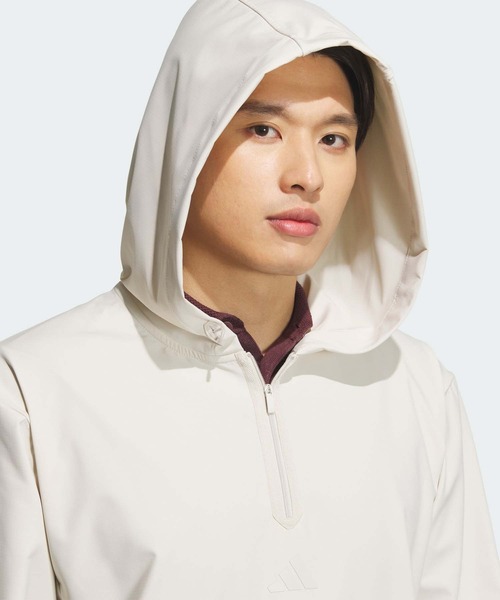 セール】ビヨンド ザ コース 撥水 リップストップ ハーフジップ