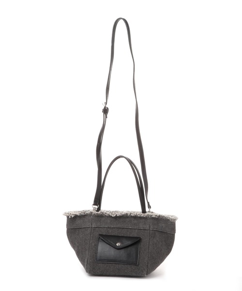 LAKOLE（ラコレ）の「キャンバスフリンジミニショルダーバッグ / 288658（ショルダーバッグ・レディース・ブルー/ベージュ/ブラック・FREE）」の8枚目の写真