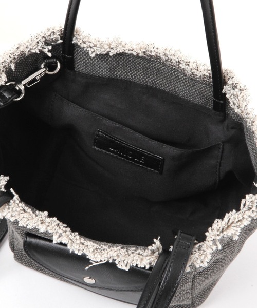 LAKOLE（ラコレ）の「キャンバスフリンジミニショルダーバッグ / 288658（ショルダーバッグ・レディース・ブルー/ベージュ/ブラック・FREE）」の13枚目の写真