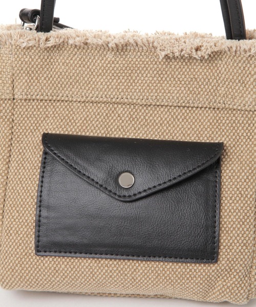 LAKOLE（ラコレ）の「キャンバスフリンジミニショルダーバッグ / 288658（ショルダーバッグ・レディース・ブルー/ベージュ/ブラック・FREE）」の17枚目の写真