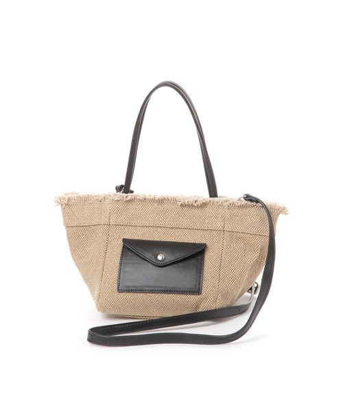 LAKOLE（ラコレ）の「キャンバスフリンジミニショルダーバッグ / 288658（ショルダーバッグ・レディース・ブルー/ベージュ/ブラック・FREE）」の19枚目の写真