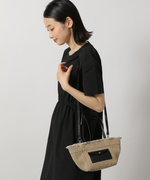 LAKOLE（ラコレ）の「キャンバスフリンジミニショルダーバッグ / 288658（ショルダーバッグ・レディース・ブルー/ベージュ/ブラック・FREE）」の20枚目の写真