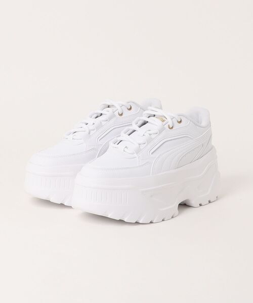 入手困難品★PUMA カルメン X-TRA 23cm ホワイト PUMA カルメン X-TRA 可愛い厚底スニーカー (PUMA/スニーカー