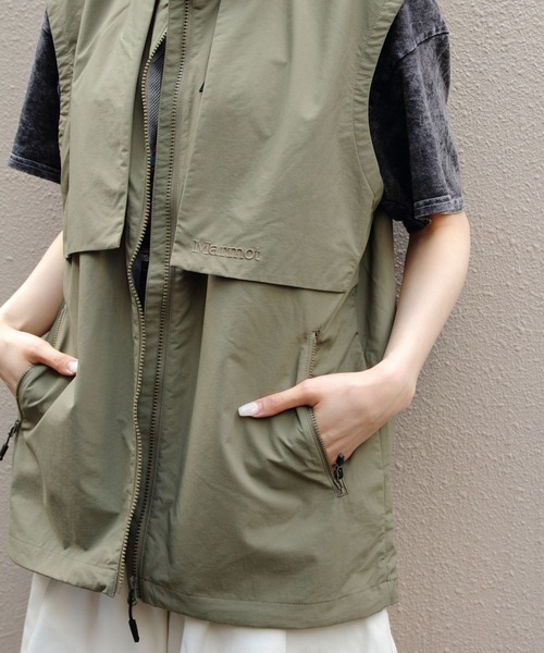 MARMOT(マーモット)の「Marmot/マーモット ラスライトベスト Lus Light Vest(ベスト・メンズ・カーキ/ブラック・L/M)」の12枚目の写真