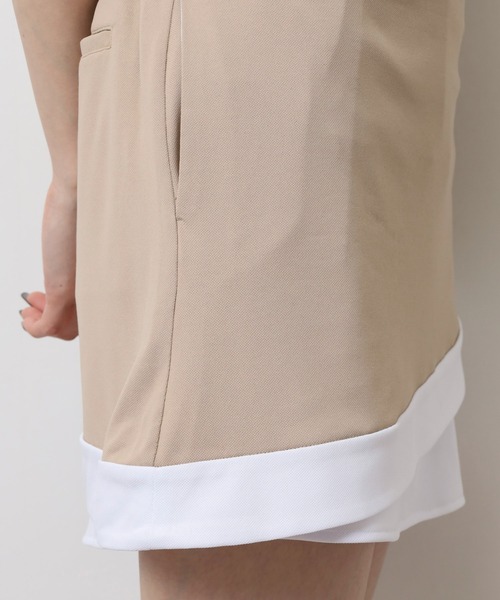 CECIL McBEE(セシルマクビー)の「カラーブロックスカート(スカート・レディース・ベージュ/グレー・3(L)/1(S)/2(M))」の4枚目の写真