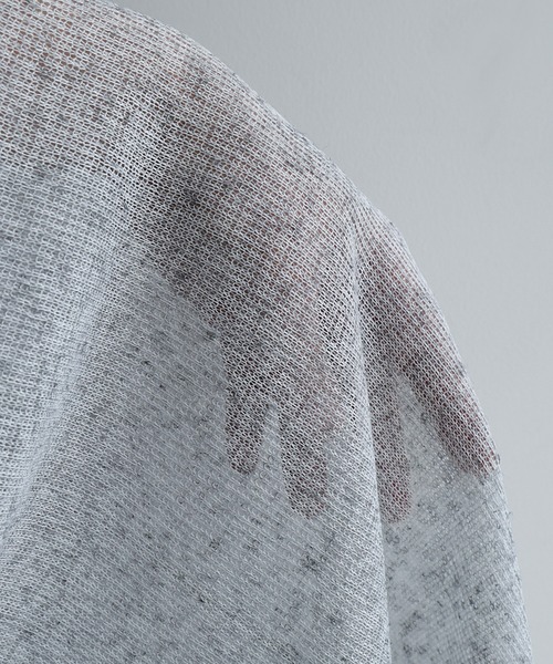 etoll.（エトル）の「杢スラブシアーカーディガン（カーディガン/ボレロ・レディース・アイボリー/ブラック/杢グレー・FREE）」の6枚目の写真