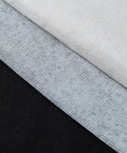 etoll.（エトル）の「杢スラブシアーカーディガン（カーディガン/ボレロ・レディース・アイボリー/ブラック/杢グレー・FREE）」の7枚目の写真