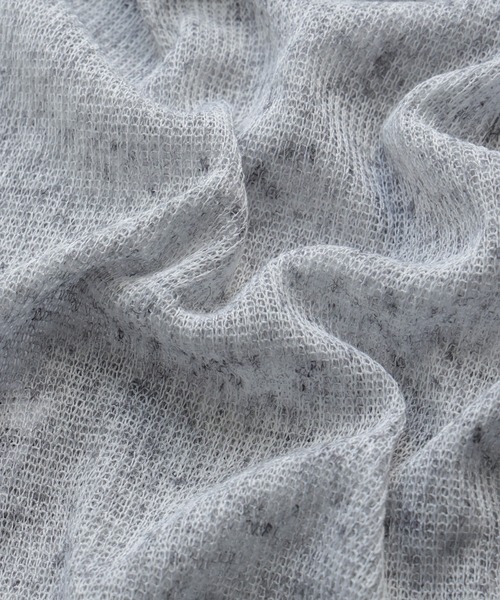 etoll.（エトル）の「杢スラブシアーカーディガン（カーディガン/ボレロ・レディース・アイボリー/ブラック/杢グレー・FREE）」の8枚目の写真