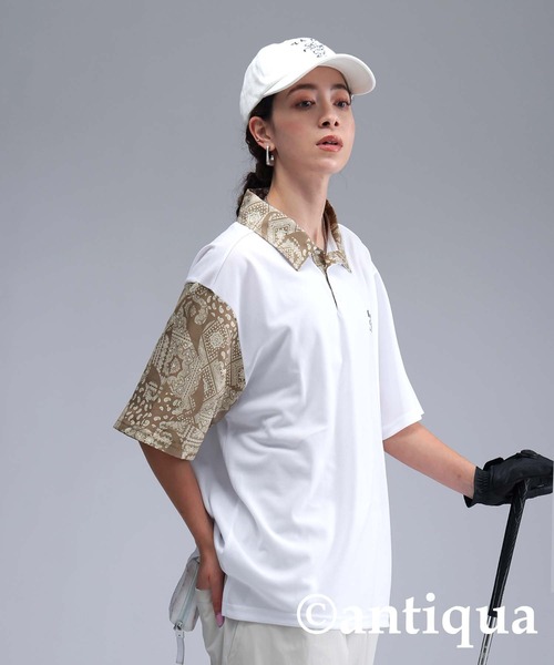 FR2GOLF 店舗限定　レディース ポロシャツ　サイズS ペイズリー