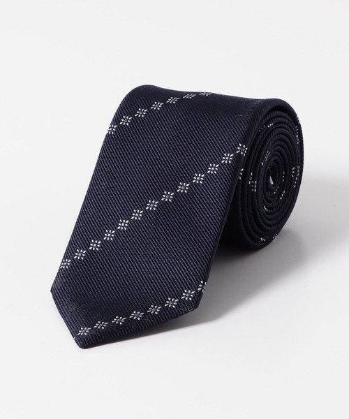 URBAN RESEARCH DOORS（アーバンリサーチドアーズ）の「LIFE STYLE TAILOR　25SS国内タイ小紋ST1（ネクタイ・メンズ・グレー/グリーン/ネイビー・-）」の4枚目の写真