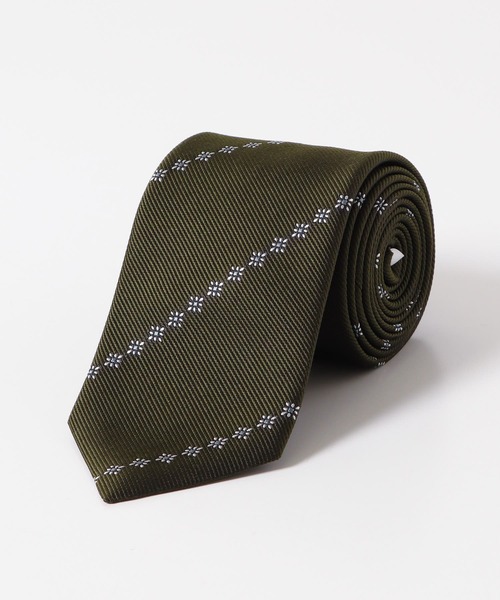 URBAN RESEARCH DOORS（アーバンリサーチドアーズ）の「LIFE STYLE TAILOR　25SS国内タイ小紋ST1（ネクタイ・メンズ・グレー/グリーン/ネイビー・-）」の5枚目の写真