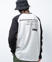 RAT EFFECT（ラットエフェクト）の「ラグランスリーブロゴロングTシャツ（Tシャツ/カットソー）」