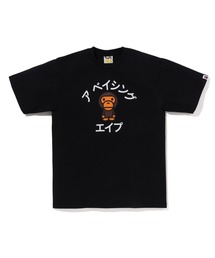 JAPAN CULTURE SPRING APE HEAD TEE（Tシャツ/カットソー）｜A BATHING
