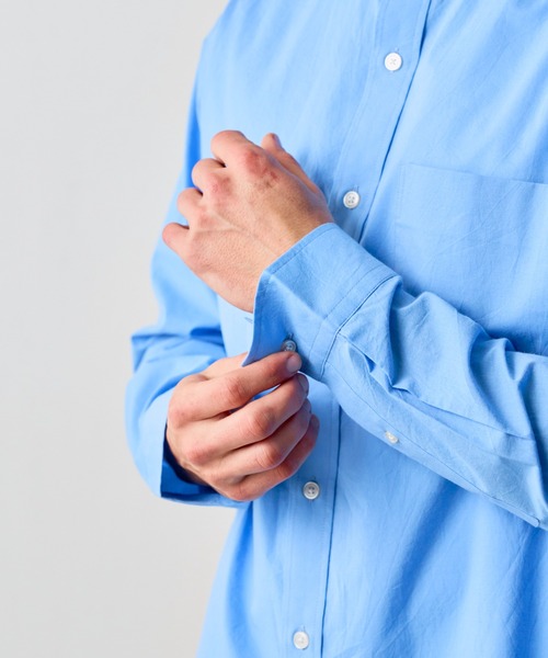 COLONY 2139（コロニートゥーワンスリーナイン）の「ハイクールコットンバンドカラーシャツ（シャツ/ブラウス・メンズ・ホワイト/サックスブルー/オフホワイト・MEDIUM/LARGE/SMALL）」の20枚目の写真