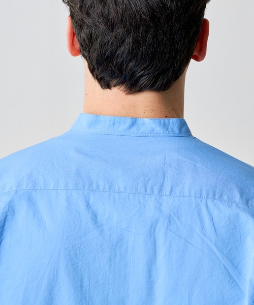 COLONY 2139（コロニートゥーワンスリーナイン）の「ハイクールコットンバンドカラーシャツ（シャツ/ブラウス・メンズ・ホワイト/サックスブルー/オフホワイト・MEDIUM/LARGE/SMALL）」の22枚目の写真