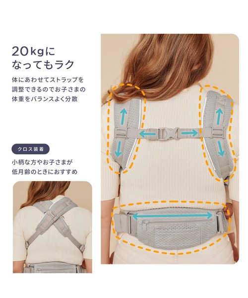 Ergobaby】OMNI Deluxe Mesh（抱っこ紐/ベルトカバー/スリング