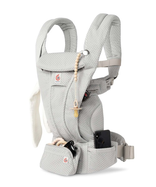 DADWAY（ダッドウェイ）の「【Ergobaby】OMNI Deluxe Mesh（抱っこ紐/ベルトカバー/スリング・キッズ・ネイビー/ベージュ/オリーブ/チャコールグレー/グレー/ブラック/ライトブルー・ONE SIZE）」の11枚目の写真