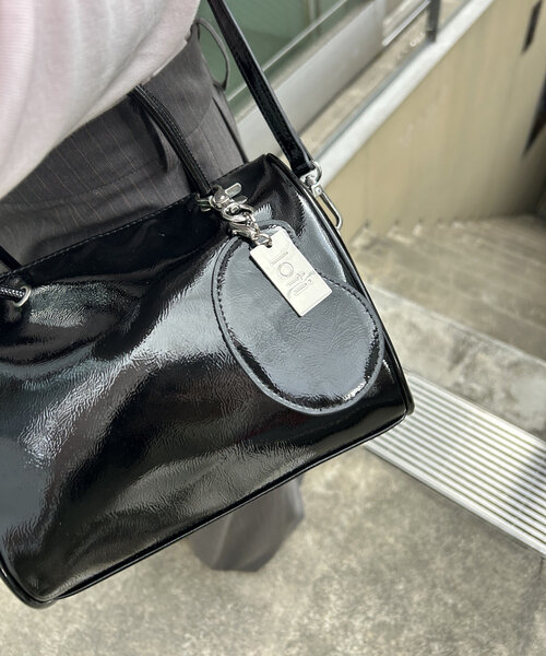 セール】loti エナメルボストンBAG（ボストンバッグ）｜mystic