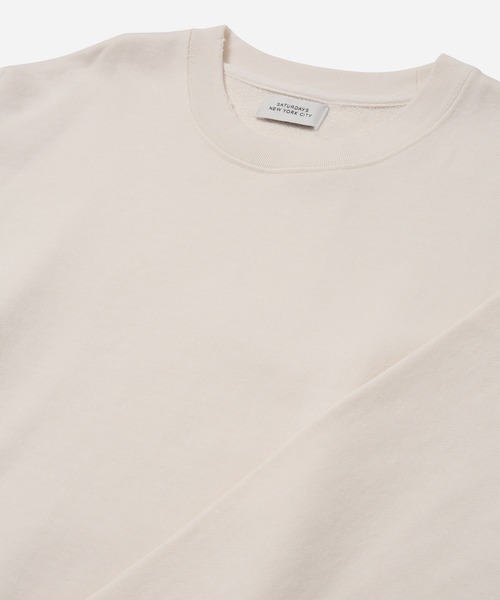 Saturdays NYC(サタデーズ ニューヨークシティ )の「BOWERY G-DYED SLASH SWEATSHIRT(Tシャツ/カットソー・メンズ・ブラック/オフホワイト/ブルー・L/M/S)」の15枚目の写真