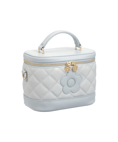 MARY QUANT* デイジーパッチキルトバニティ 2WAYショルダー 4色 セール】デイジーパッチキルトバニティ 2WAYショルダー