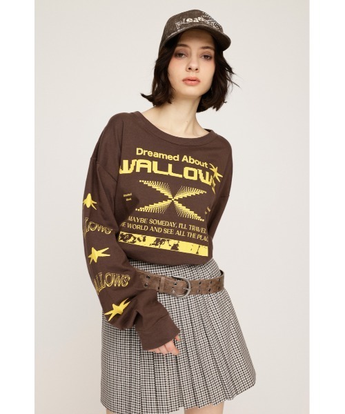 【売れました】SLY(スライ)イエロー×ネイビーボーダーTシャツ SLY（スライ）の「MULTI BORDER TEE マルチボーダー Tシャツ（Tシャツ