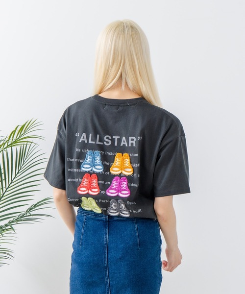 CONVERSE/コンバース】シューズサガラ刺繍Tシャツ（Tシャツ/カットソー