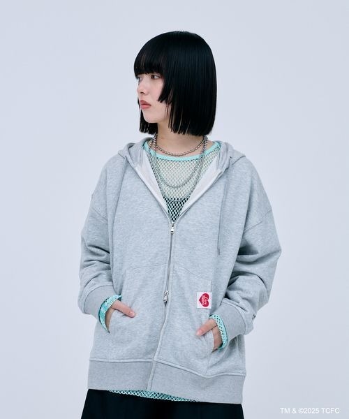 PAGEBOY（ページボーイ）の「【ケアベア×PAGEBOY】シシュウZIPパーカー（パーカー・レディース・ベージュ系その他/グレー・FREE）」の14枚目の写真