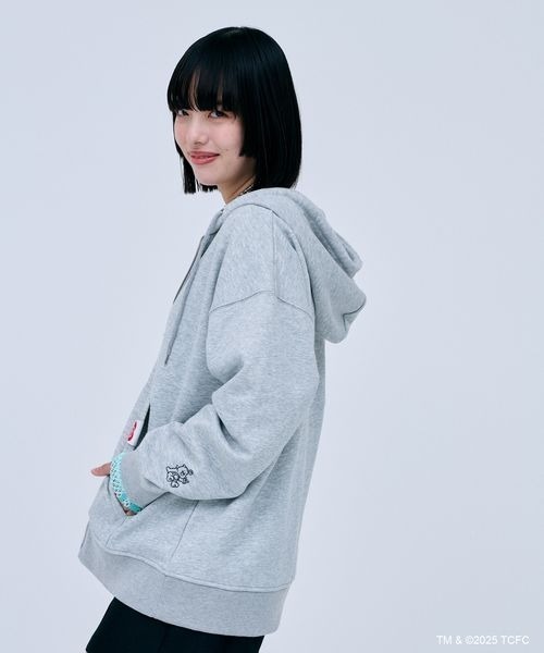 PAGEBOY（ページボーイ）の「【ケアベア×PAGEBOY】シシュウZIPパーカー（パーカー・レディース・ベージュ系その他/グレー・FREE）」の15枚目の写真