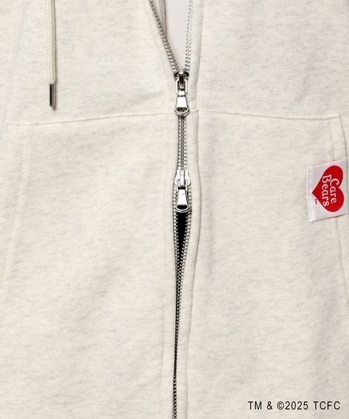 PAGEBOY（ページボーイ）の「【ケアベア×PAGEBOY】シシュウZIPパーカー（パーカー・レディース・ベージュ系その他/グレー・FREE）」の8枚目の写真