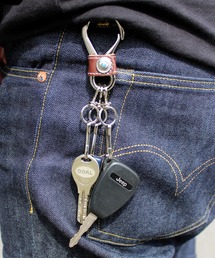 yield（イールド）の「【yield select】Italian Leather Keyholder イタリアンレザー キーホルダー キーアクセサリー PKIL021022（キーケース/キーアクセサリー）」