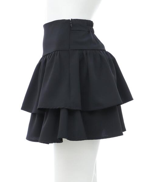 INGNI(イング)の「タックフレアミニスカパン(スカート・レディース・ブラック/ブラック系その他3/グレー・FREE)」の5枚目の写真