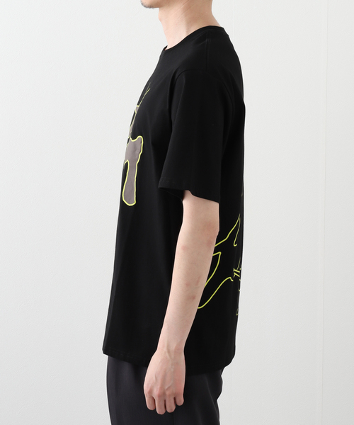 PULP/417EDIFICE(パルプフォーワンセブンエディフィス)の「【P.A.M. / パム】COSMOS SPIKE SS TEE(Tシャツ/カットソー・メンズ・ブラック・LARGE/MEDIUM)」の5枚目の写真