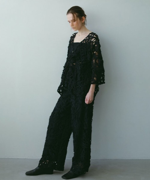 ETRE TOKYO(エトレトウキョウ)の「ブレードパターンパンツ(その他パンツ・レディース・オフホワイト/ネイビー・S/M)」の20枚目の写真