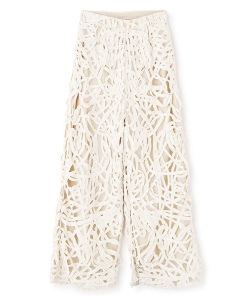 ETRE TOKYO(エトレトウキョウ)の「ブレードパターンパンツ(その他パンツ・レディース・オフホワイト/ネイビー・S/M)」の11枚目の写真