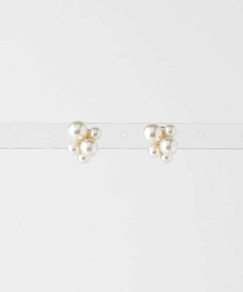 URBAN RESEARCH Sonny Label(アーバンリサーチサニーレーベル)の「パールピアス(ピアス(両耳用)・レディース・ホワイト・ONE)」の5枚目の写真