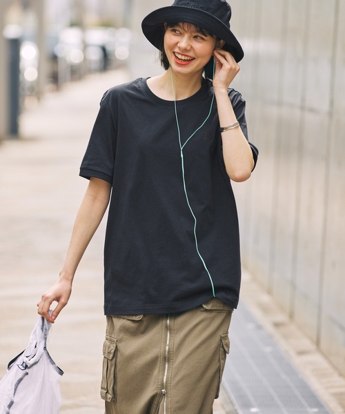 AIGLE(エーグル)の「【EC限定】AIGLE 抗菌防臭 吸水速乾 1853刺繍ロゴ 半袖Tシャツ(Tシャツ/カットソー・メンズ・ホワイト/ブラック/ダークブルー・L/XL/XS/S/M)」の3枚目の写真