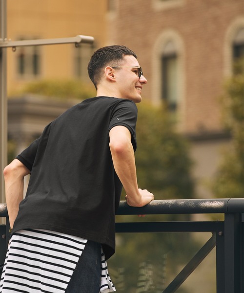 AIGLE(エーグル)の「【EC限定】AIGLE 抗菌防臭 吸水速乾 1853刺繍ロゴ 半袖Tシャツ(Tシャツ/カットソー・メンズ・ホワイト/ブラック/ダークブルー・L/XL/XS/S/M)」の6枚目の写真