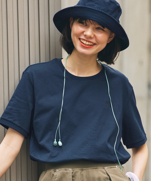 AIGLE / エーグル 【EC限定】AIGLE 抗菌防臭 吸水速乾 1853刺繍ロゴ 半袖Tシャツ EC限定】AIGLE 抗菌防臭 吸水速乾 1853刺繍ロゴ 半袖Tシャツ
