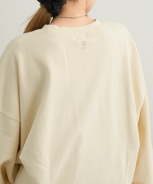 Kastane(カスタネ)の「【4色展開】B 8GARDEN 刺繍スウェット(スウェット・レディース・グレー/アイボリー/ピンク/ネイビー・FREE)」の13枚目の写真