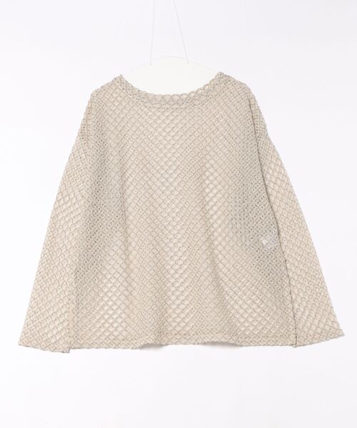 Jines(ジネス)の「レースメッシュカットソー(Tシャツ/カットソー・レディース・オフホワイト/ベージュ・38)」の16枚目の写真