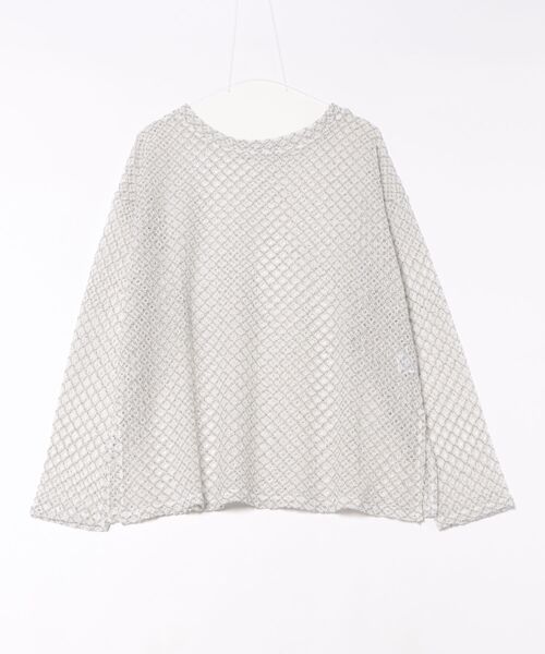 Jines(ジネス)の「レースメッシュカットソー(Tシャツ/カットソー・レディース・オフホワイト/ベージュ・38)」の17枚目の写真