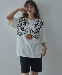 コードラインオーバーサイズTシャツ