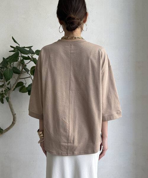 WEB限定】ロゴレース刺繍TEE（Tシャツ/カットソー）｜DouDou