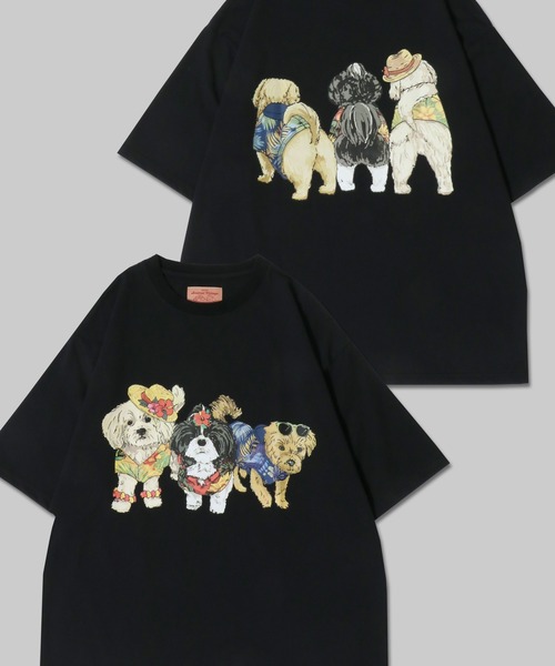 shishikui DOG Tシャツ 大人気完売　レミレリーフ shishikuiレミリリーフ TS Tシャツ ドッグTシャツ - メルカリ