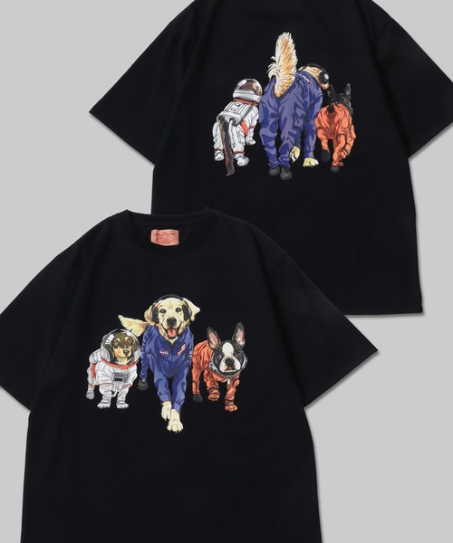 セール】2026SS新柄追加 Dog Print T-Shirt/犬 アニマル プリント