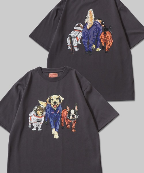 SITRY(シトリー)の「2026SS新柄追加 Dog Print T-Shirt/犬 アニマル プリント オーバーサイズ 半袖Tシャツ レディース メンズ(Tシャツ/カットソー・メンズ・ブラック系その他/ベージュ系その他/グレー系その他/チャコール/グレー系その他2/ベージュ系その他2/ホワイト系その他2/ブラック系その他2/オートミール/ブラック/ホワイト/ホワイト系その他/ホワイト系その他3/ブラック系その他3/ブルー/ダークグリーン/ベージュ系その他3/ピンク/ミント/グレー系その他3・LL/M/L)」の12枚目の写真