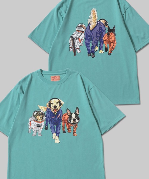 SITRY(シトリー)の「2026SS新柄追加 Dog Print T-Shirt/犬 アニマル プリント オーバーサイズ 半袖Tシャツ レディース メンズ(Tシャツ/カットソー・メンズ・ブラック系その他/ベージュ系その他/グレー系その他/チャコール/グレー系その他2/ベージュ系その他2/ホワイト系その他2/ブラック系その他2/オートミール/ブラック/ホワイト/ホワイト系その他/ホワイト系その他3/ブラック系その他3/ブルー/ダークグリーン/ベージュ系その他3/ピンク/ミント/グレー系その他3・LL/M/L)」の18枚目の写真